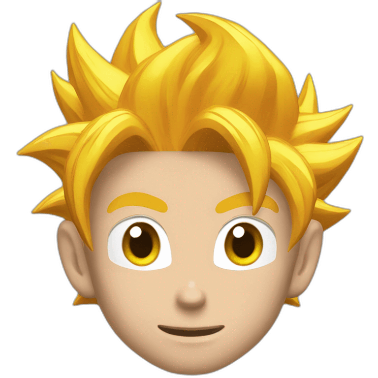 Goku dragonball endant emoji