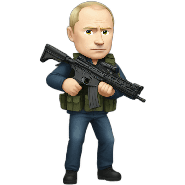 Putin fully armed emoji