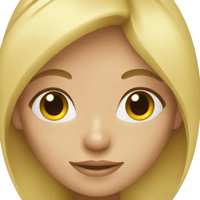 blonde girl emoji