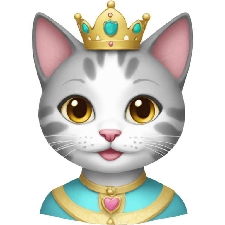 Princess cat emoji