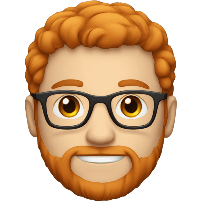 red-haired IT support technician with a very short beard wearing glasses emoji