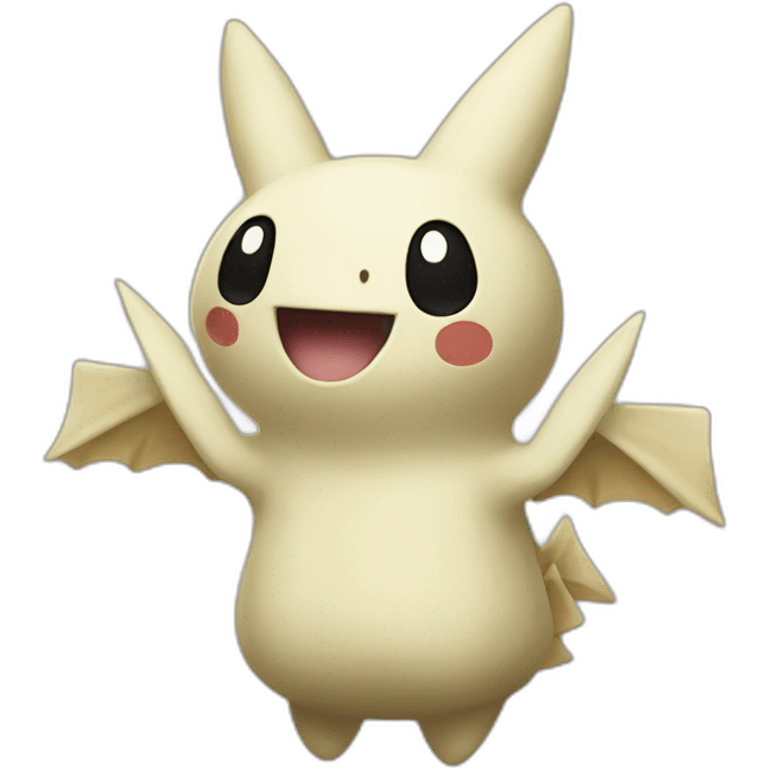 Mimikyu the pokemon cheering emoji