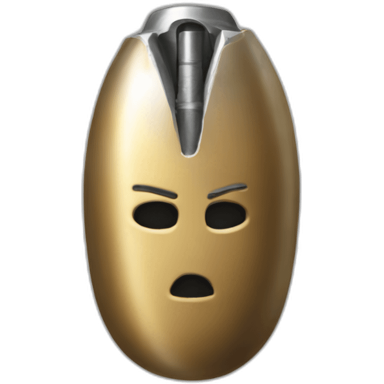 Bullet head emoji