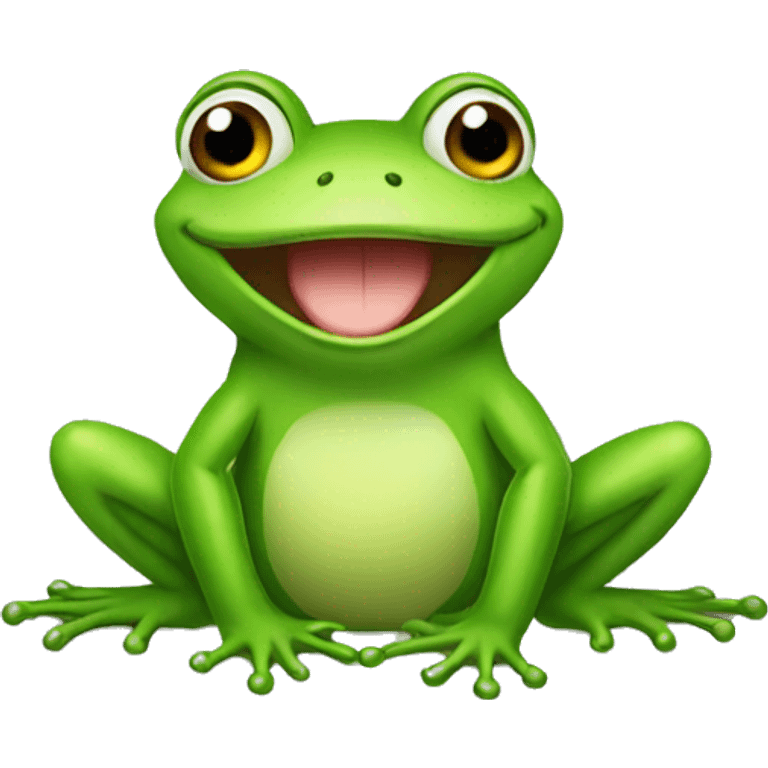 Happy  frog  emoji