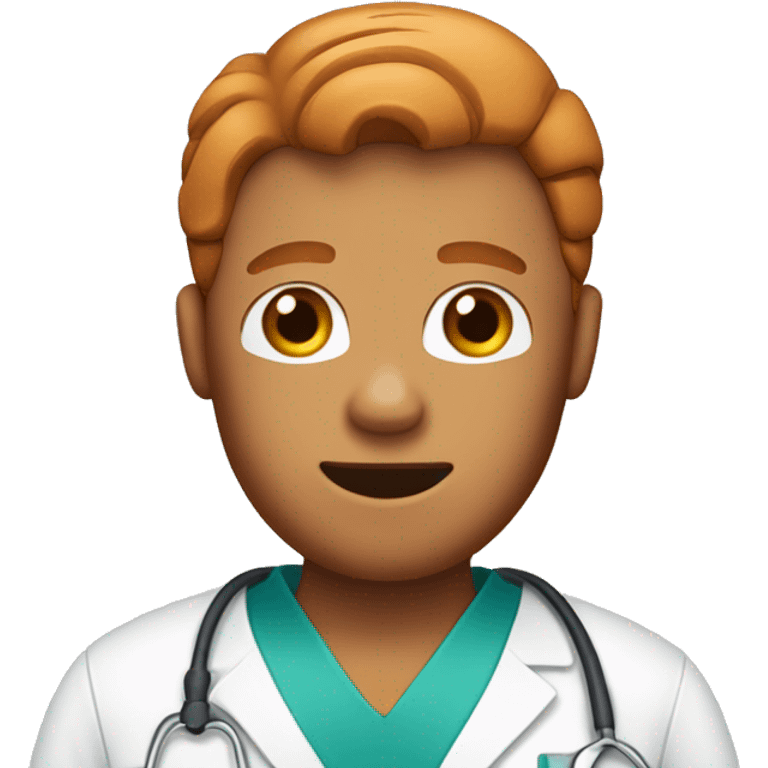 ginger bread man wearing scrubs  emoji