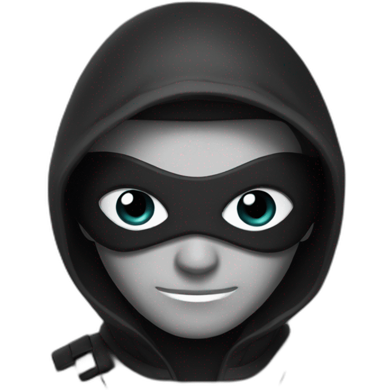 Noir ninja emoji