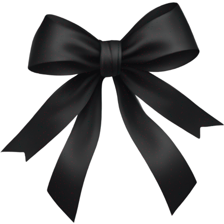 black bow emoji