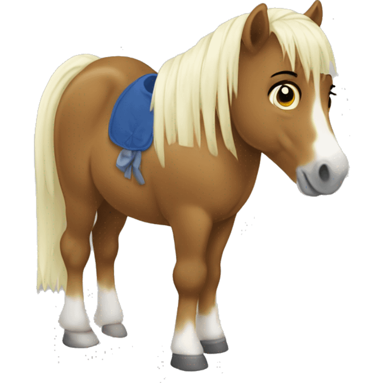 Poney qui vomie emoji