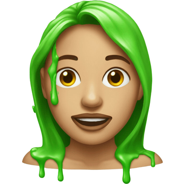 Woman slimed emoji