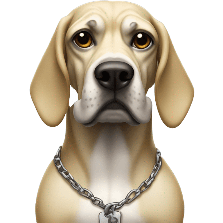 snoop dog as a dog but gangster supervillain  emoji