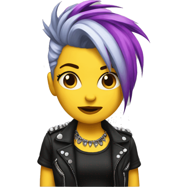 Punk girl emoji