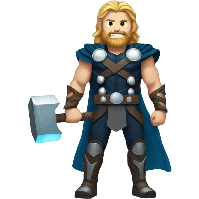 Thor full body emoji