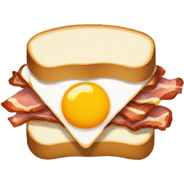 Bacon egg and cheese emoji