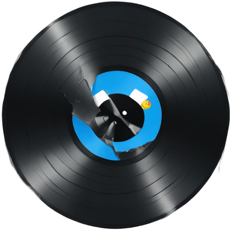 broken vinyl record emoji