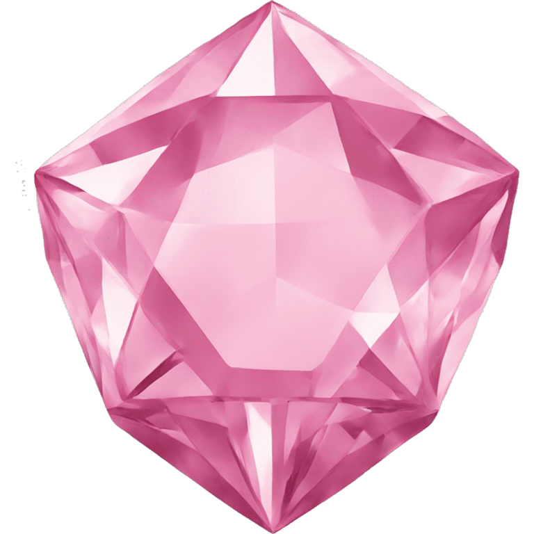 Pink diamond emoji