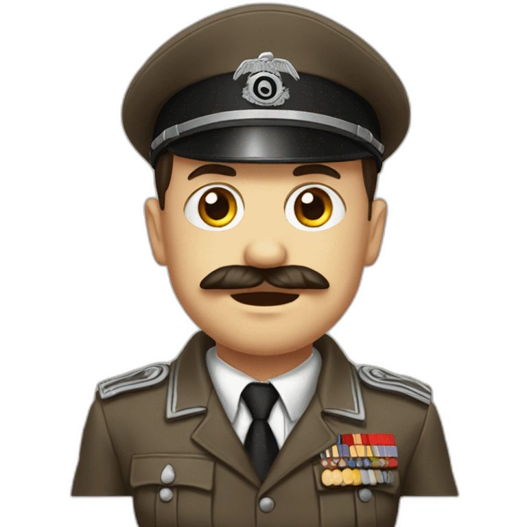 hitler avec son costume emoji