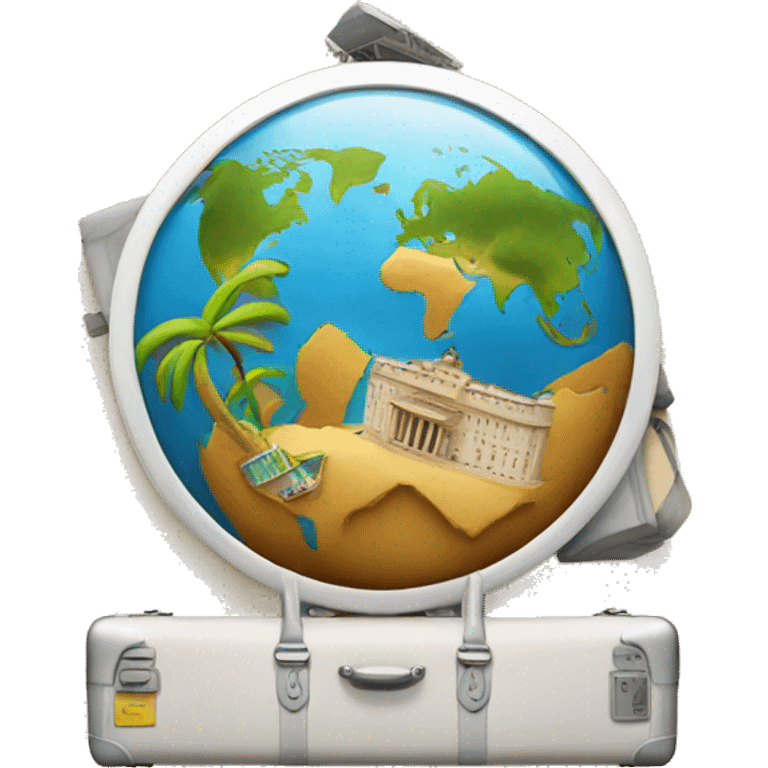 Travel the world  emoji