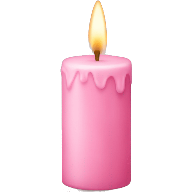 light pink candle emoji