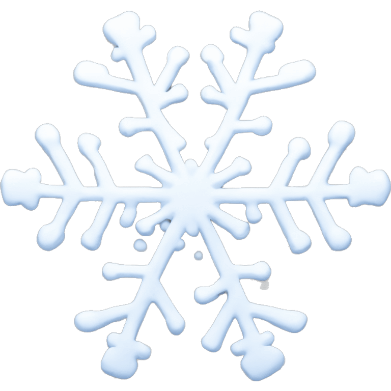 snowflake white emoji