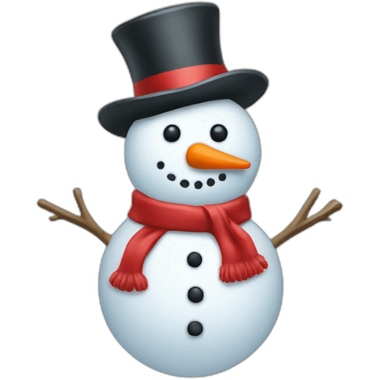 full body christmas hat snowman emoji