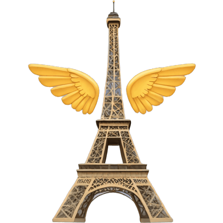 Torre Eiffel with wings  emoji