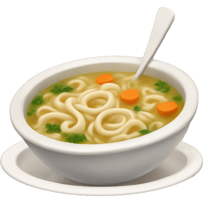 Chicken noodle soup  emoji