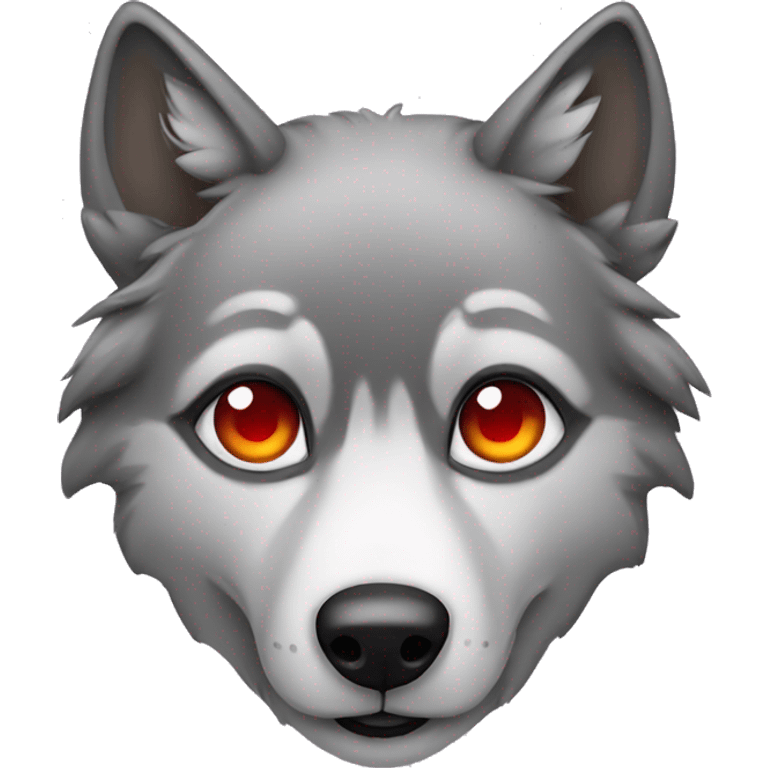 Wolf with heart eyes  emoji