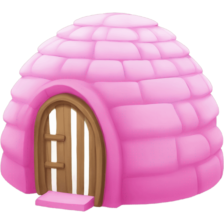 pink igloo emoji