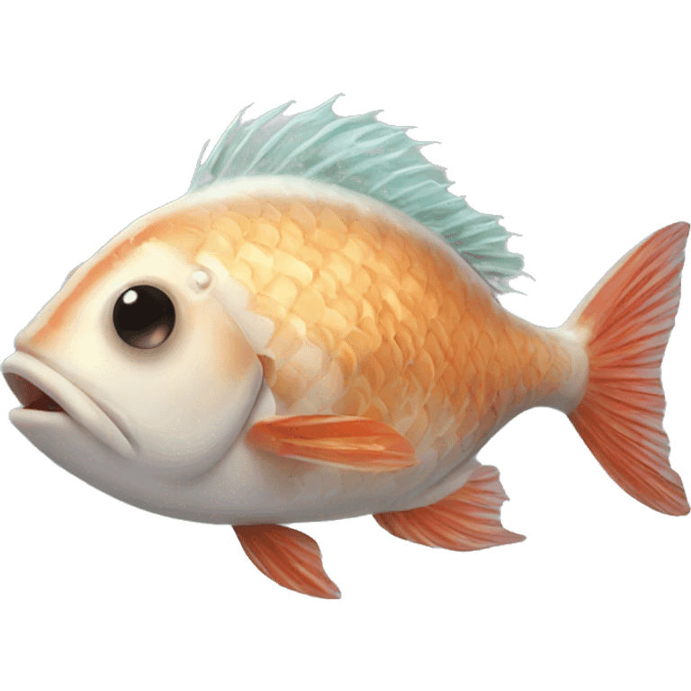 Christmas fish emoji