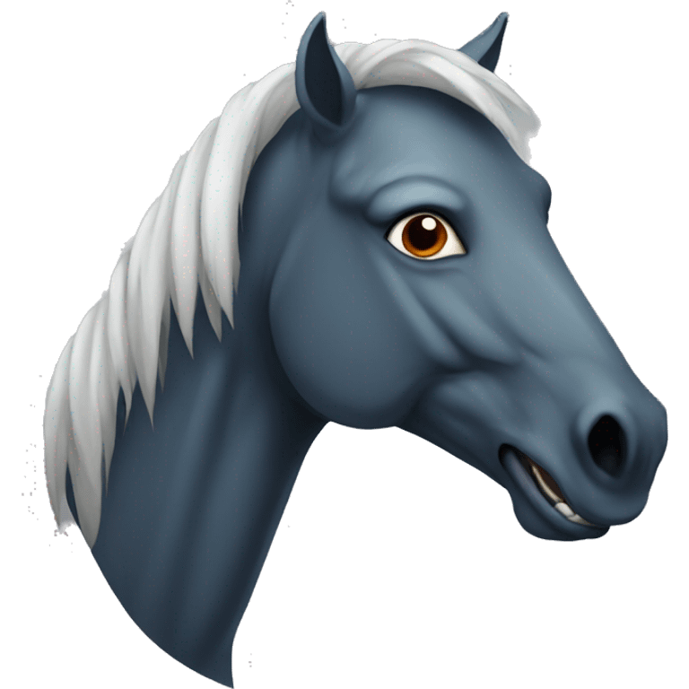 evil horse emoji