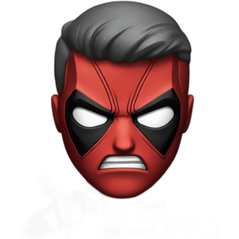 Angry deadpool emoji