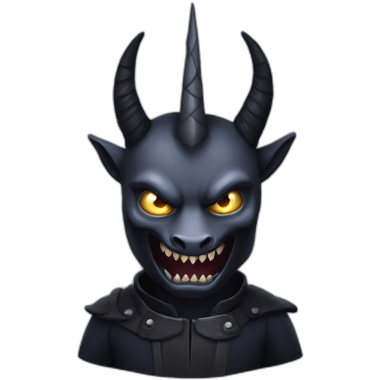 licorne dark démon emoji