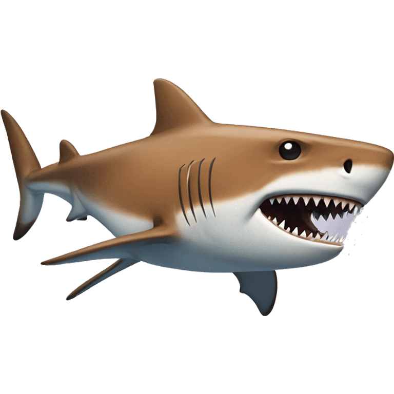 shark fighting tiger emoji