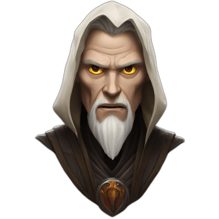 hyperrealist sith jedi in world of warcraft emoji