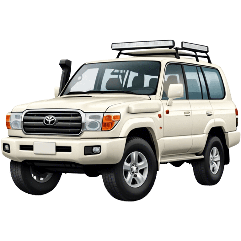 Toyota Land Cruiser - Toyota (Model Year: 2021) (Iconic colour: White) emoji