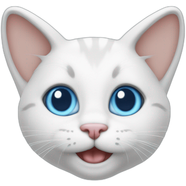 white smurf cat emoji