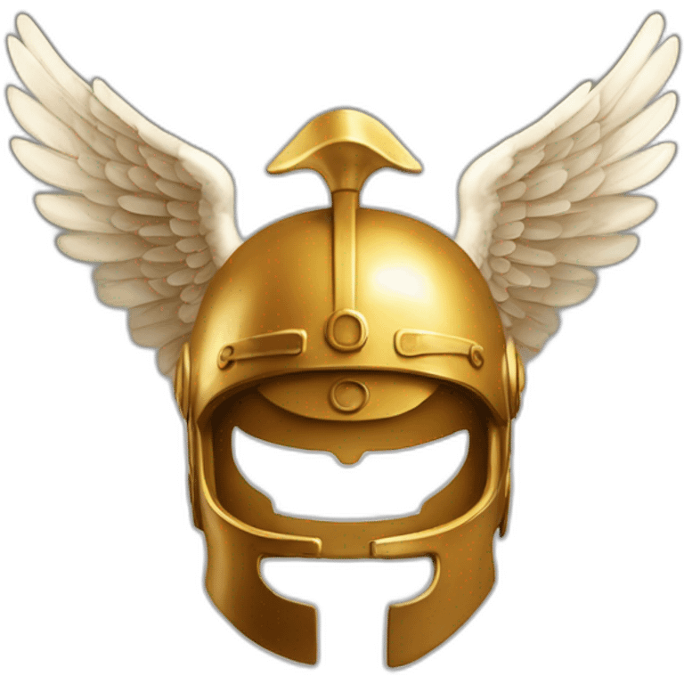 god Hermes mythologic  with helmet wings emoji