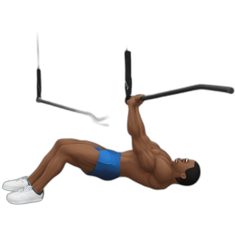 Calisthenics front lever emoji