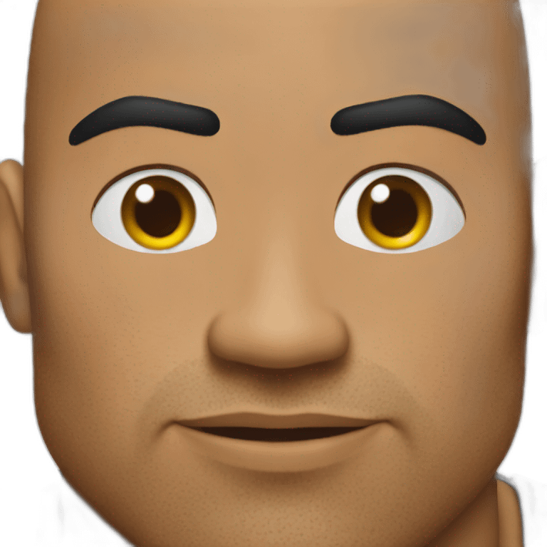 The Rock rising one eyebrow emoji