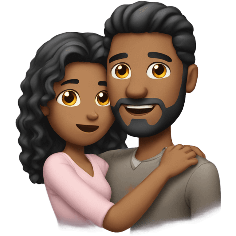 A man holding his girlfriend  emoji