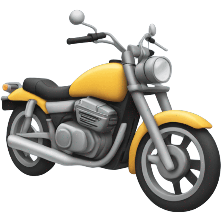 Motorcycle with a smg  emoji