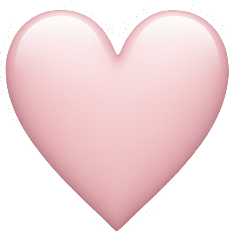 Light pink heart emoji