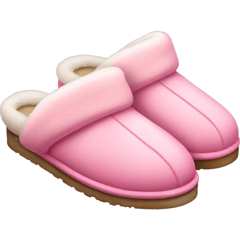 Pink ugg slippers  emoji