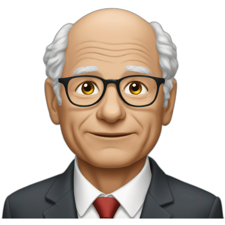  Daniel Kahneman con traje emoji