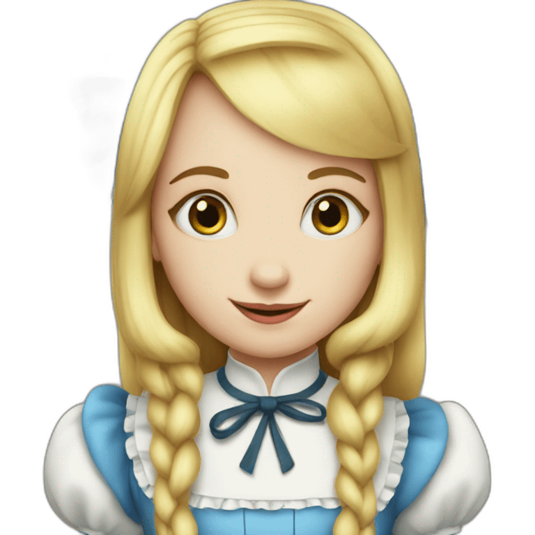 Alice in wonderland emoji