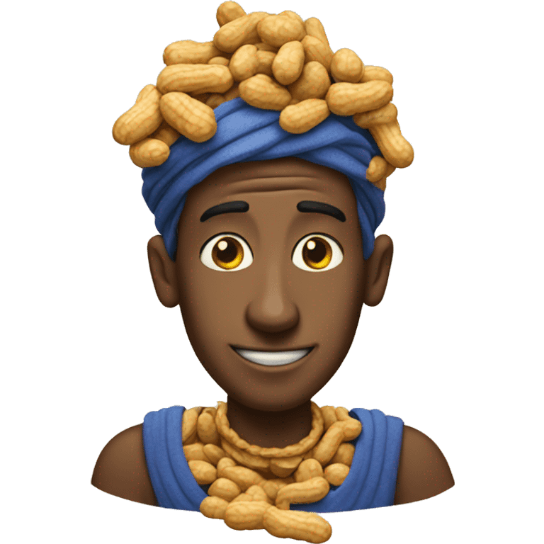 Genie made of peanuts  emoji