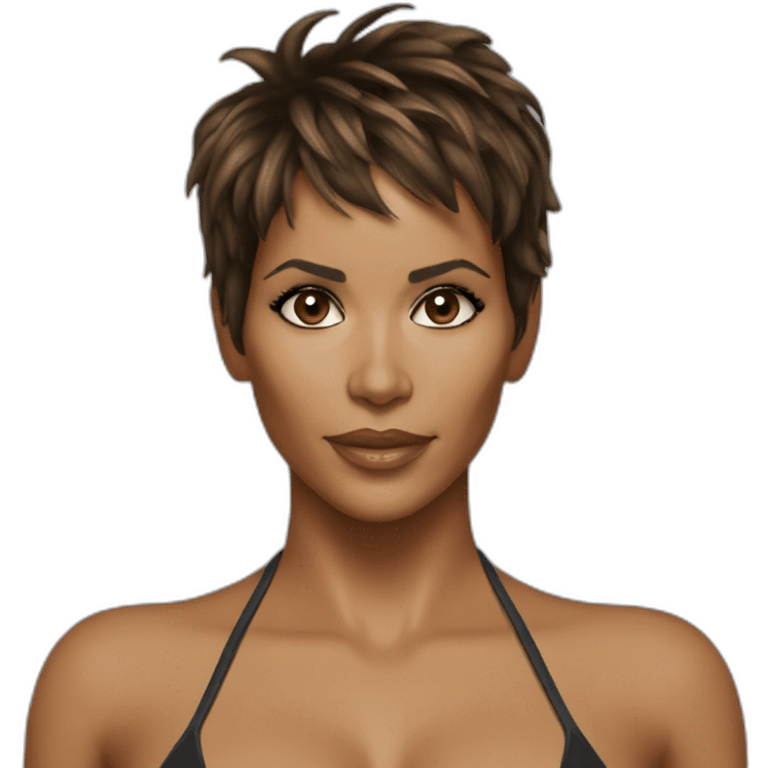 Halle berry body bikini emoji