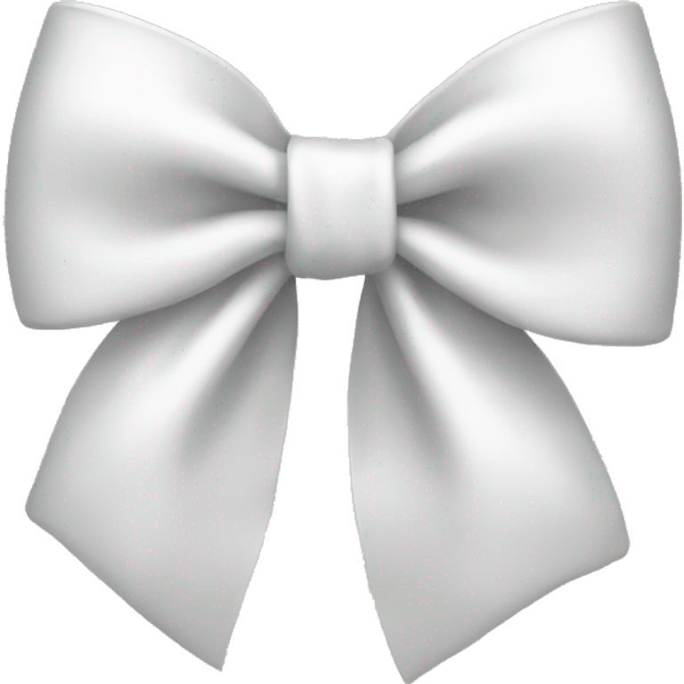 White bow emoji