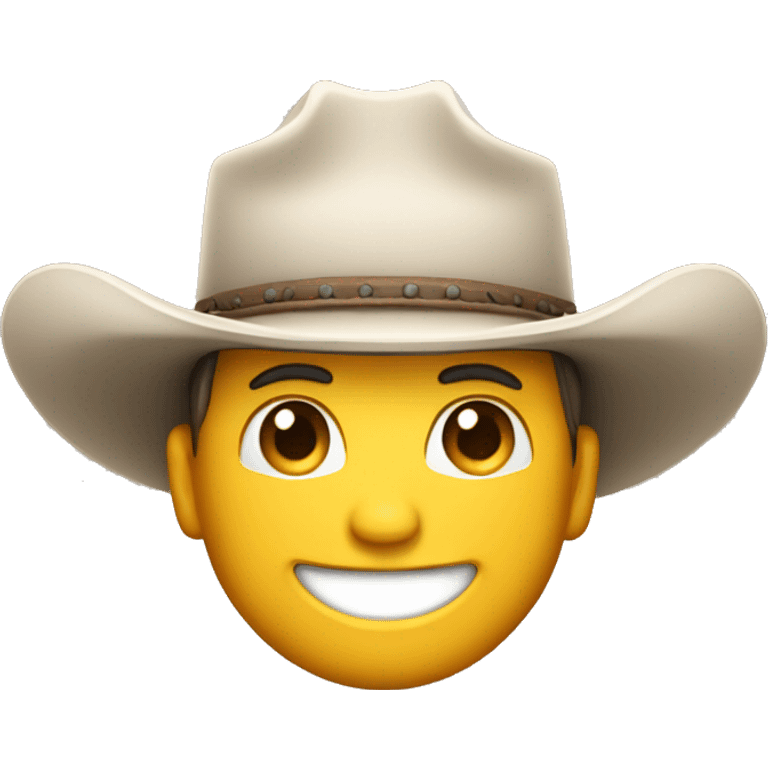 cowboy grinning face emoji