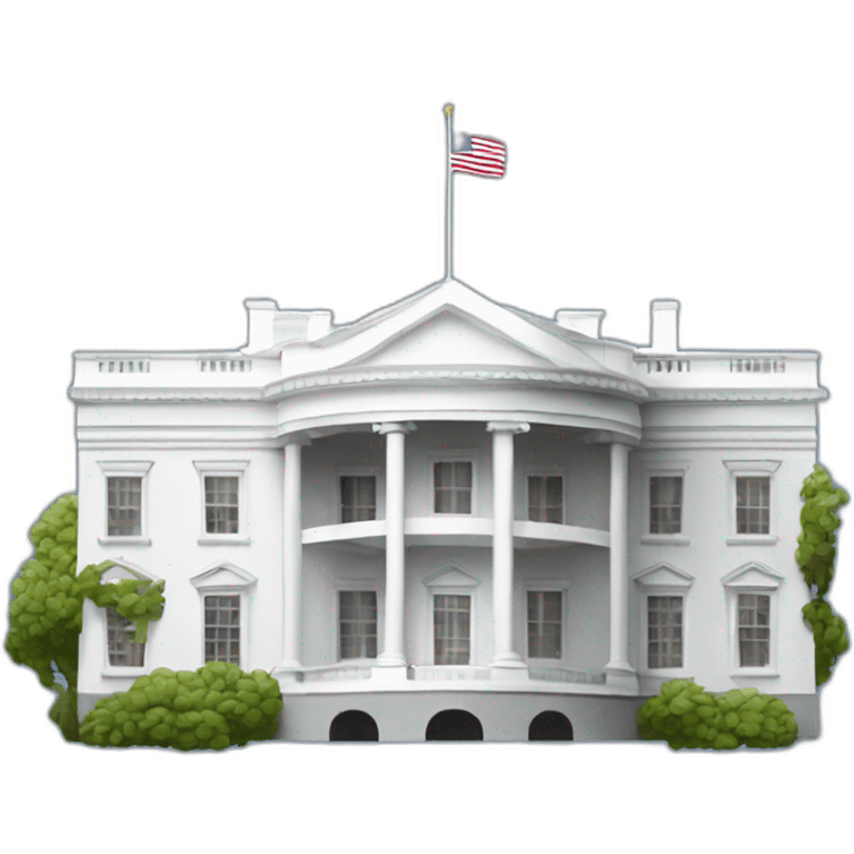 The white house of washington emoji